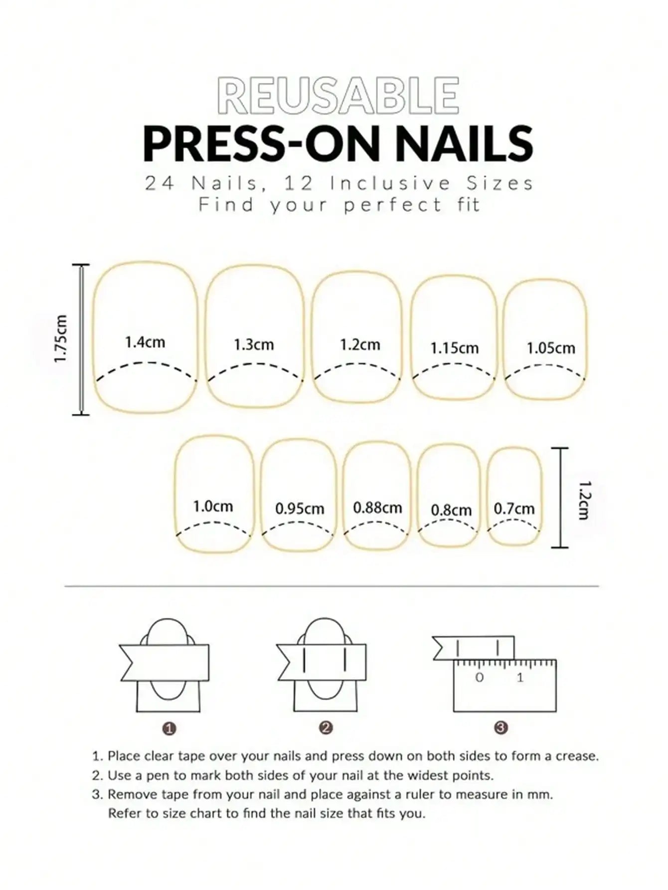 Chic French Tip Press-On Nails