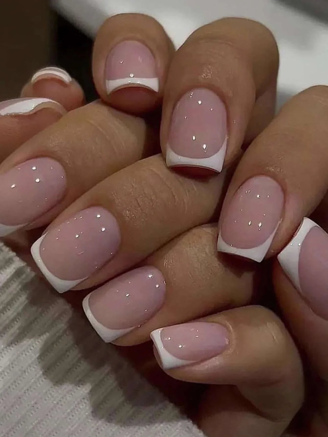 Chic French Tip Press-On Nails
