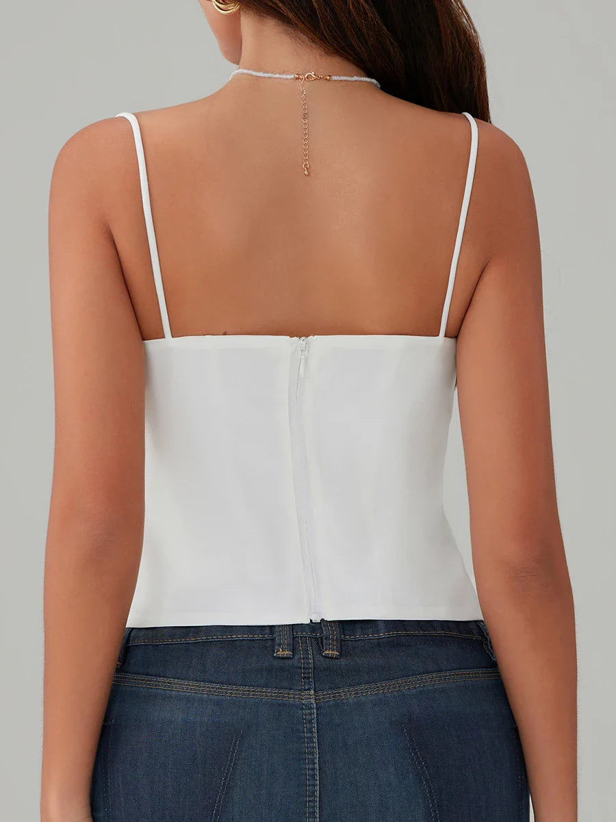 Chic Vintage Bustier Top