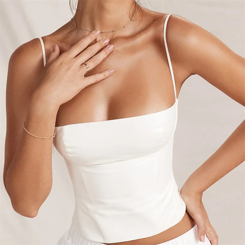Chic Vintage Bustier Top
